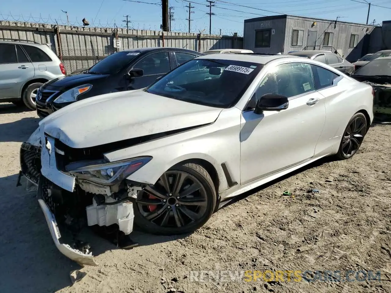 1 Photograph of a damaged car JN1FV7LK9NM660378 INFINITI Q60 2022