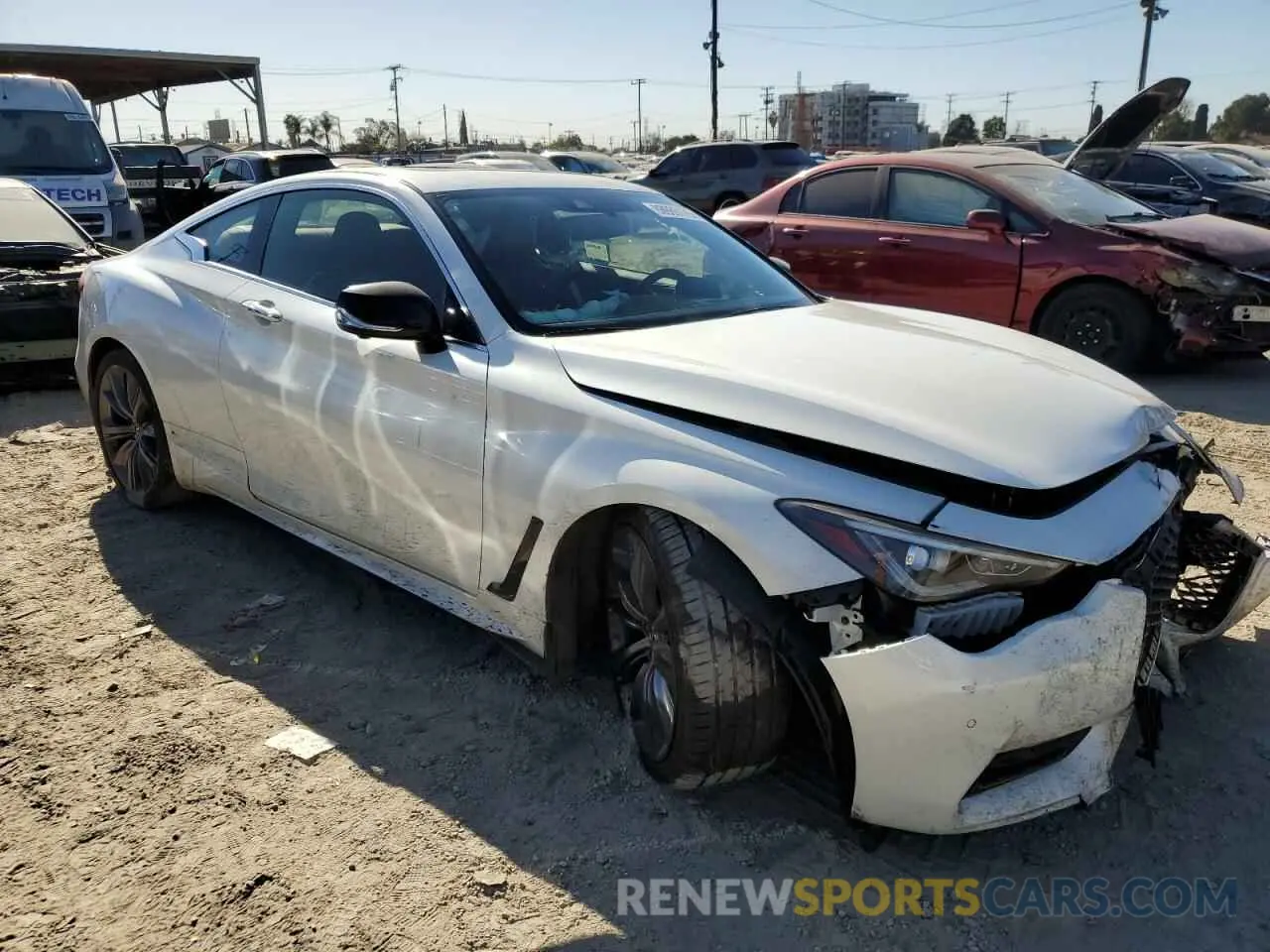 4 Photograph of a damaged car JN1FV7LK9NM660378 INFINITI Q60 2022