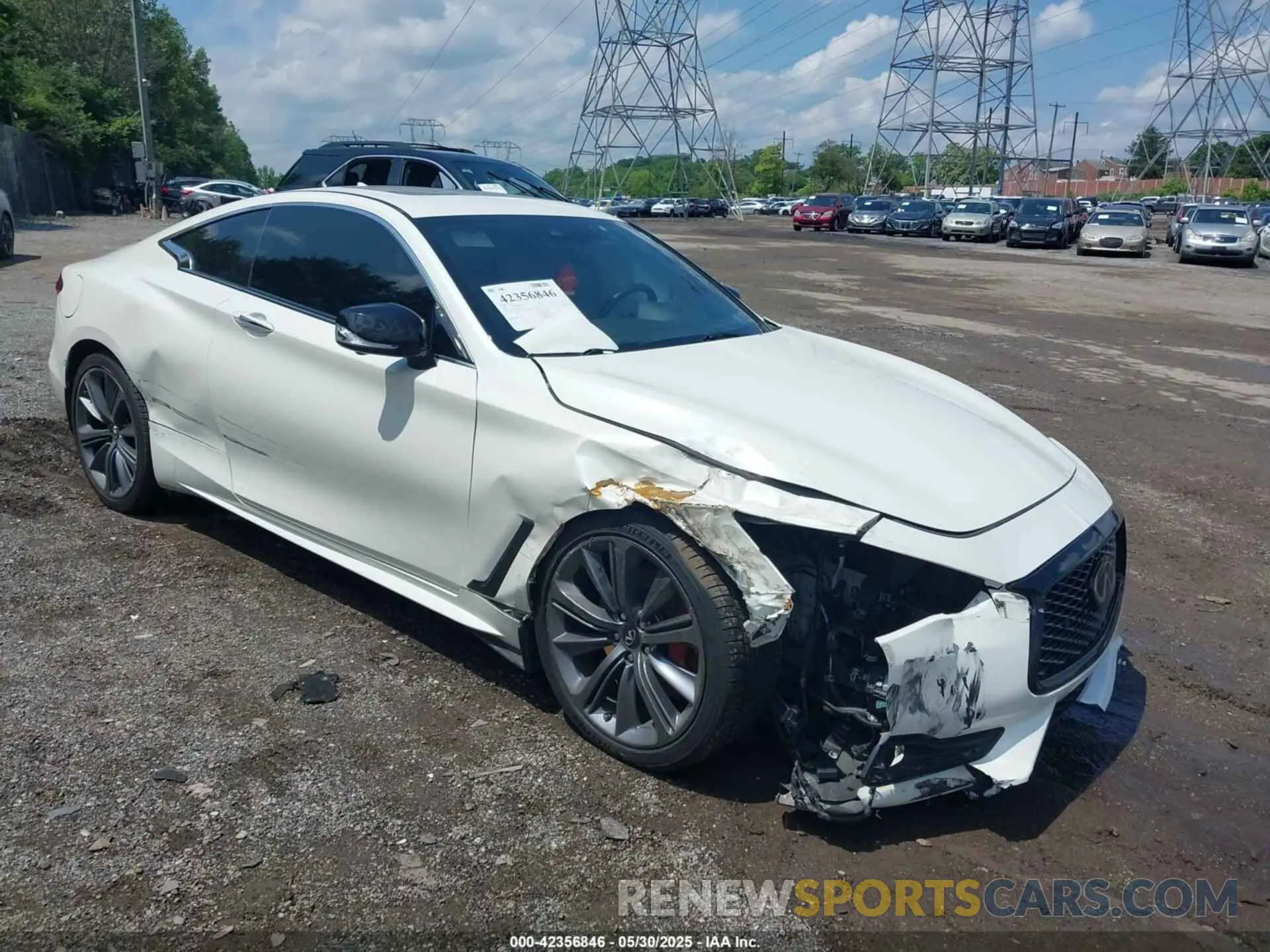 1 Photograph of a damaged car JN1FV7LL9NM680171 INFINITI Q60 2022