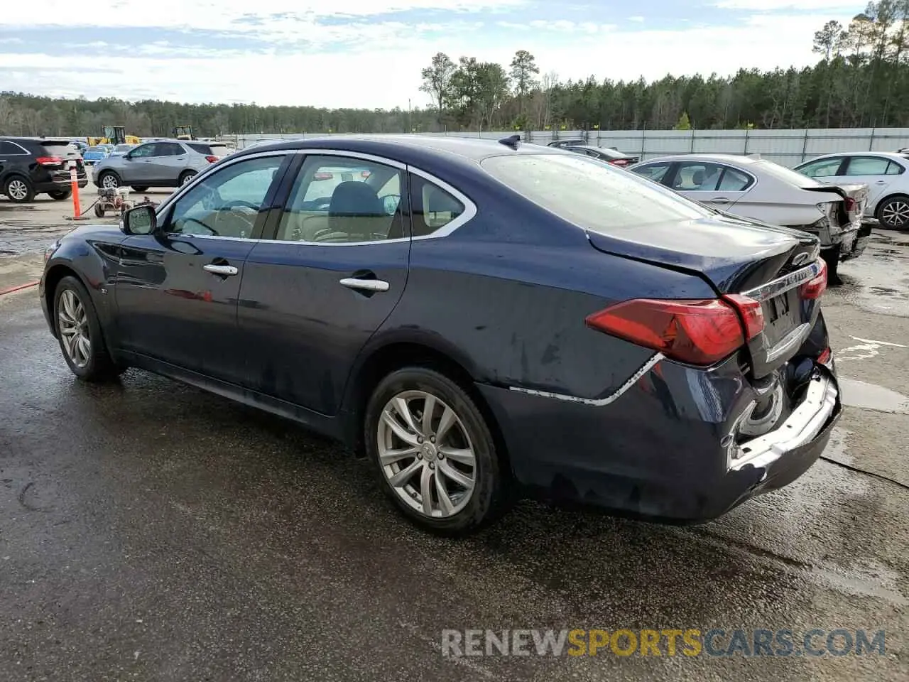 2 Photograph of a damaged car JN1BY1AP2KM505247 INFINITI Q70 2019