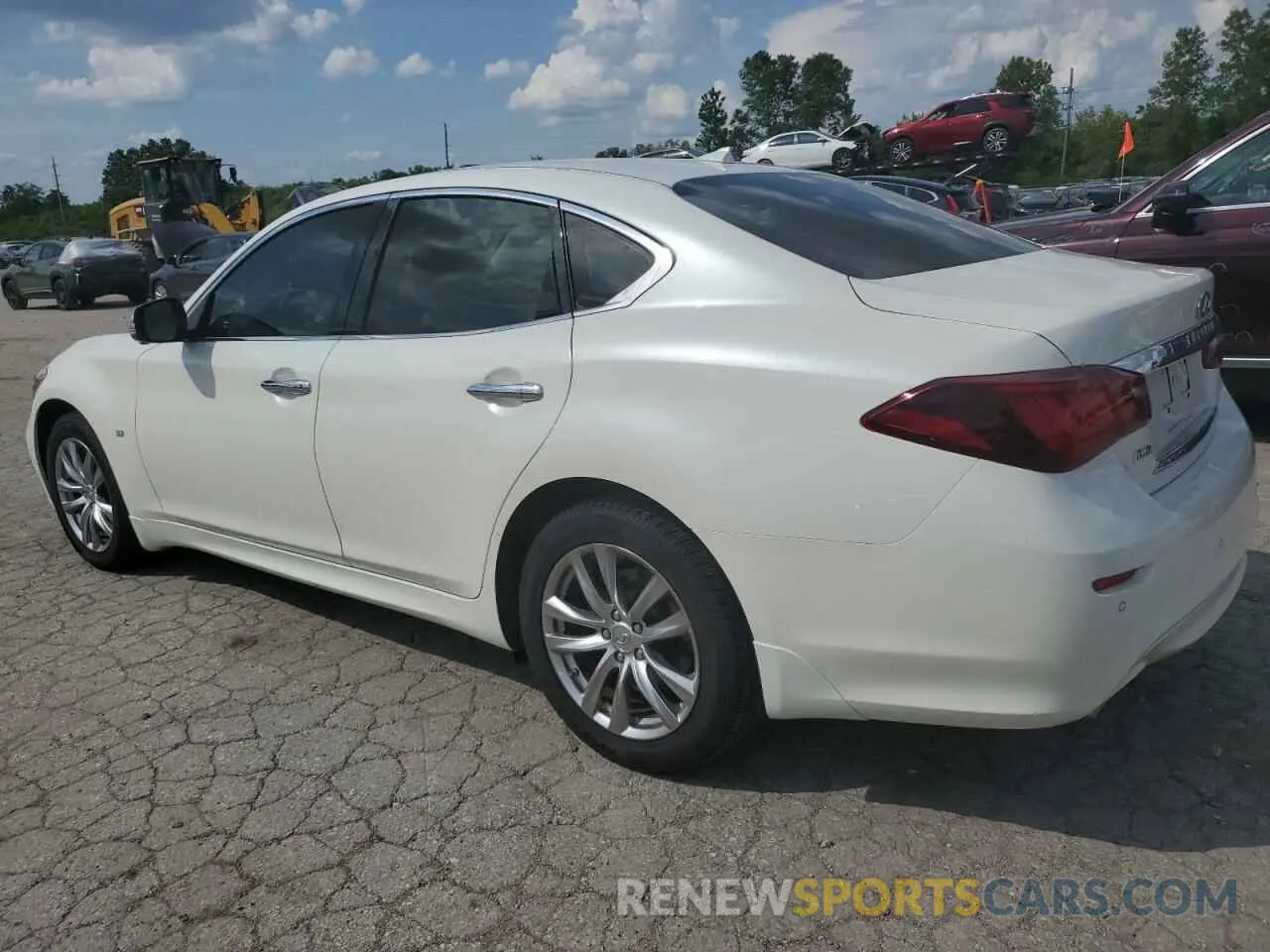 2 Photograph of a damaged car JN1BY1AR1KM585058 INFINITI Q70 2019