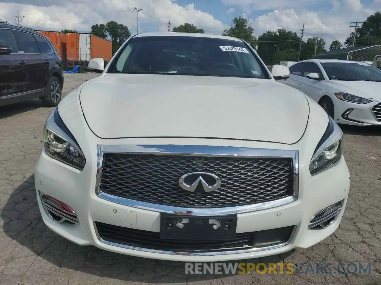 5 Photograph of a damaged car JN1BY1AR1KM585058 INFINITI Q70 2019