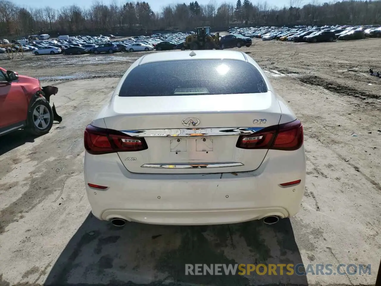 6 Photograph of a damaged car JN1BY1AR7KM585629 INFINITI Q70 2019