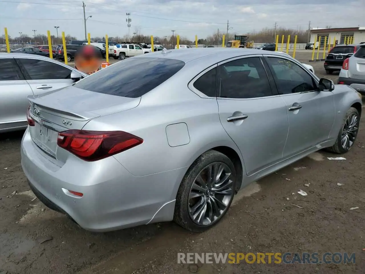 3 Photograph of a damaged car JN1BY1AR9KM585020 INFINITI Q70 2019