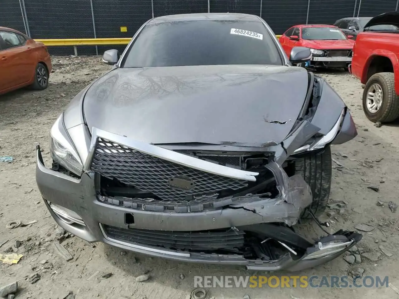 5 Photograph of a damaged car JN1BY1AR9KM585437 INFINITI Q70 2019