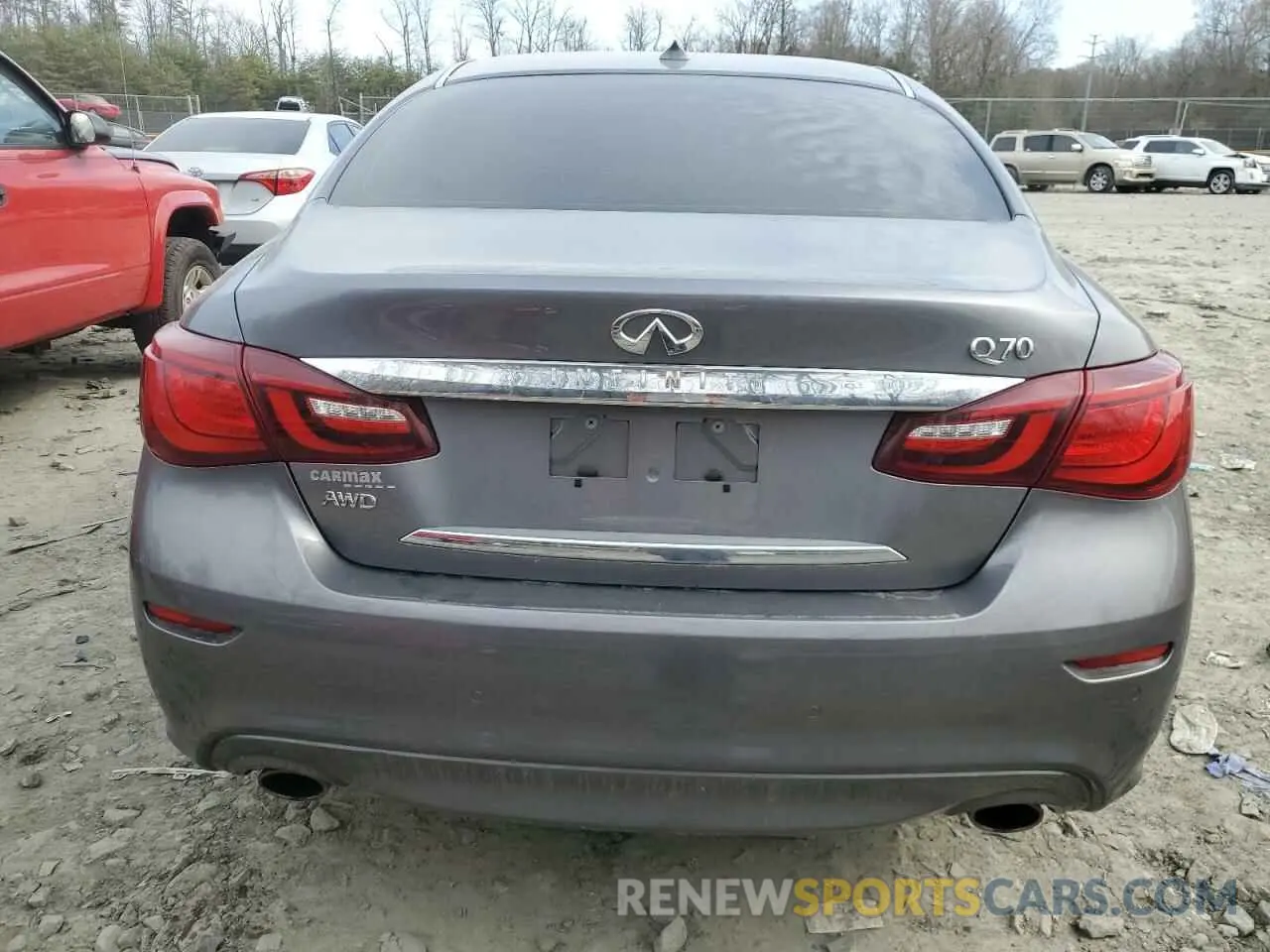 6 Photograph of a damaged car JN1BY1AR9KM585437 INFINITI Q70 2019
