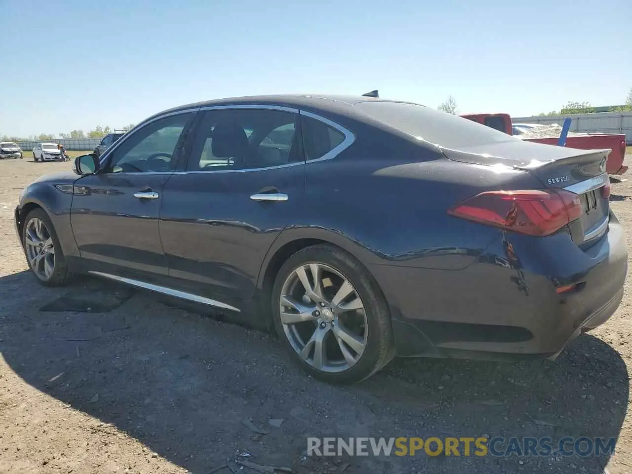 2 Photograph of a damaged car JN1BY1PP6KM685100 INFINITI Q70 2019