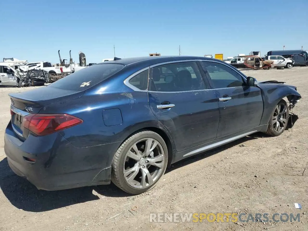 3 Photograph of a damaged car JN1BY1PP6KM685100 INFINITI Q70 2019