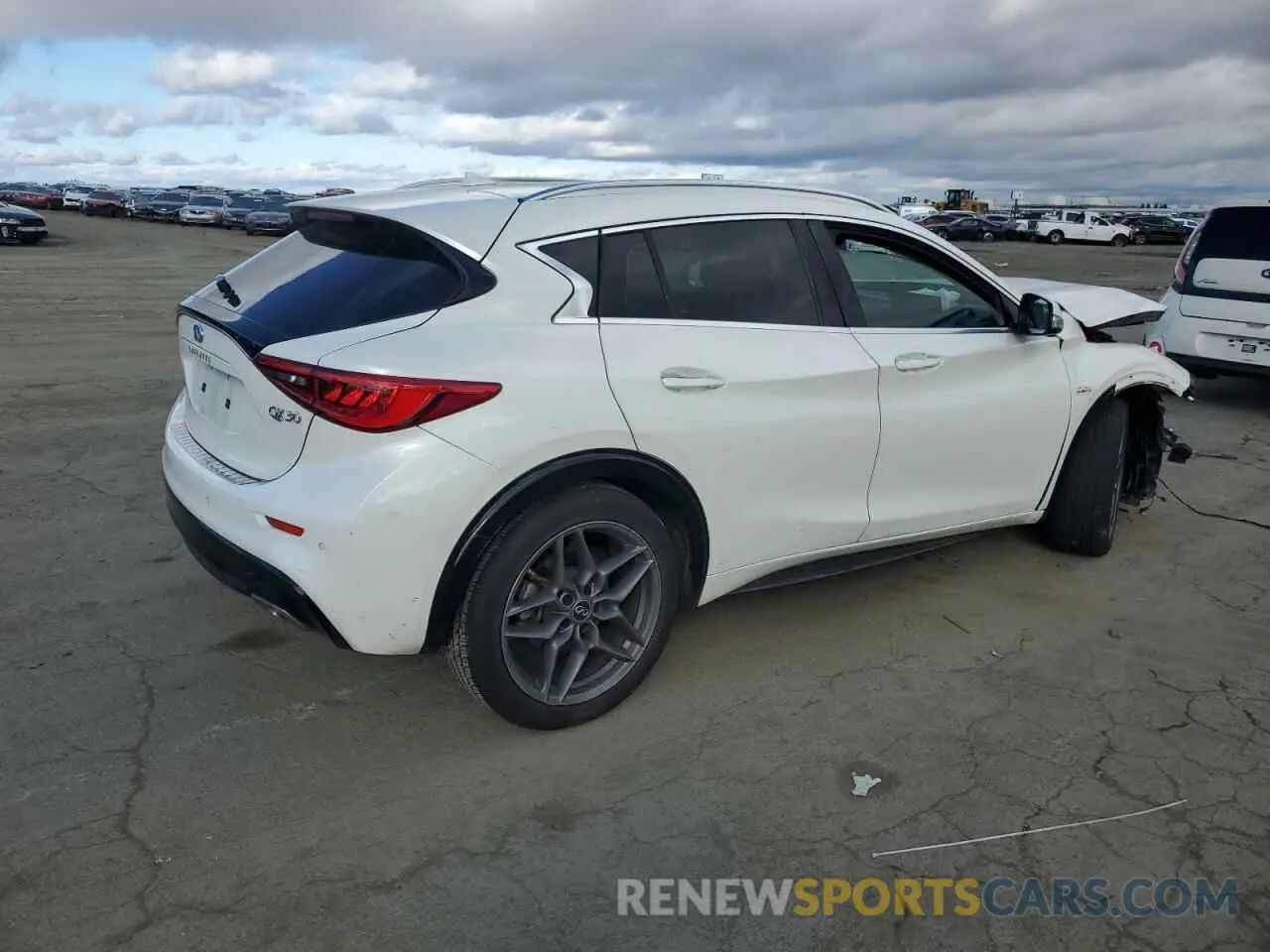3 Photograph of a damaged car SJKCH5CP1KA007660 INFINITI QX30 2019