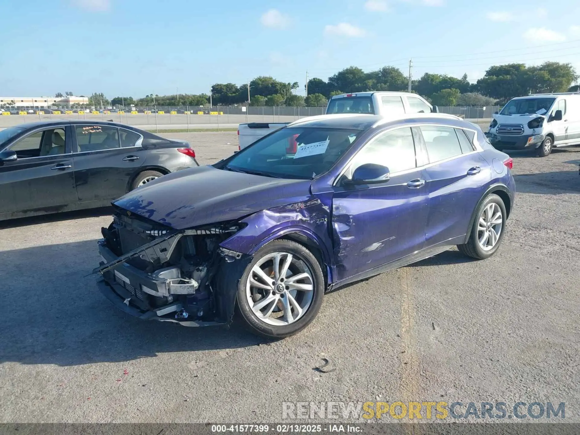 2 Photograph of a damaged car SJKCH5CP1KA008789 INFINITI QX30 2019