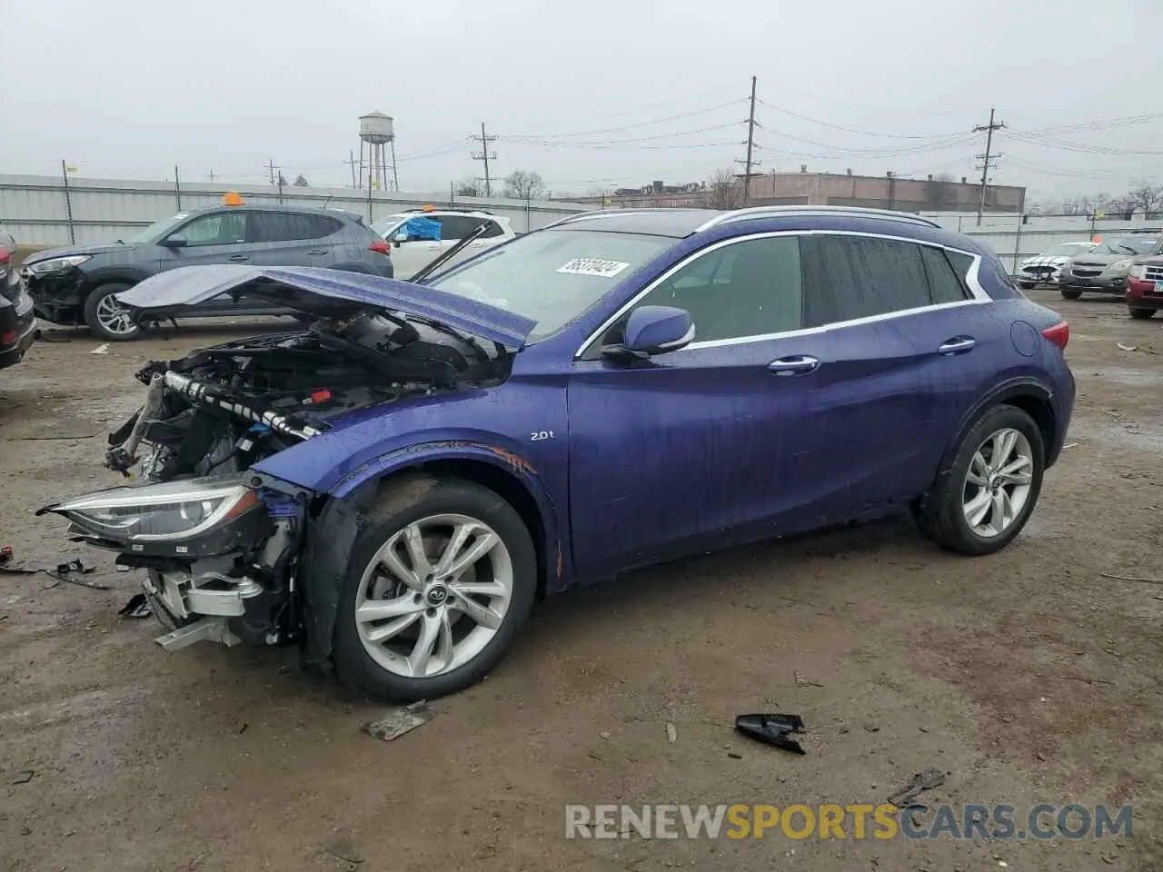 1 Фотография поврежденного автомобиля SJKCH5CP6KA010845 INFINITI QX30 2019