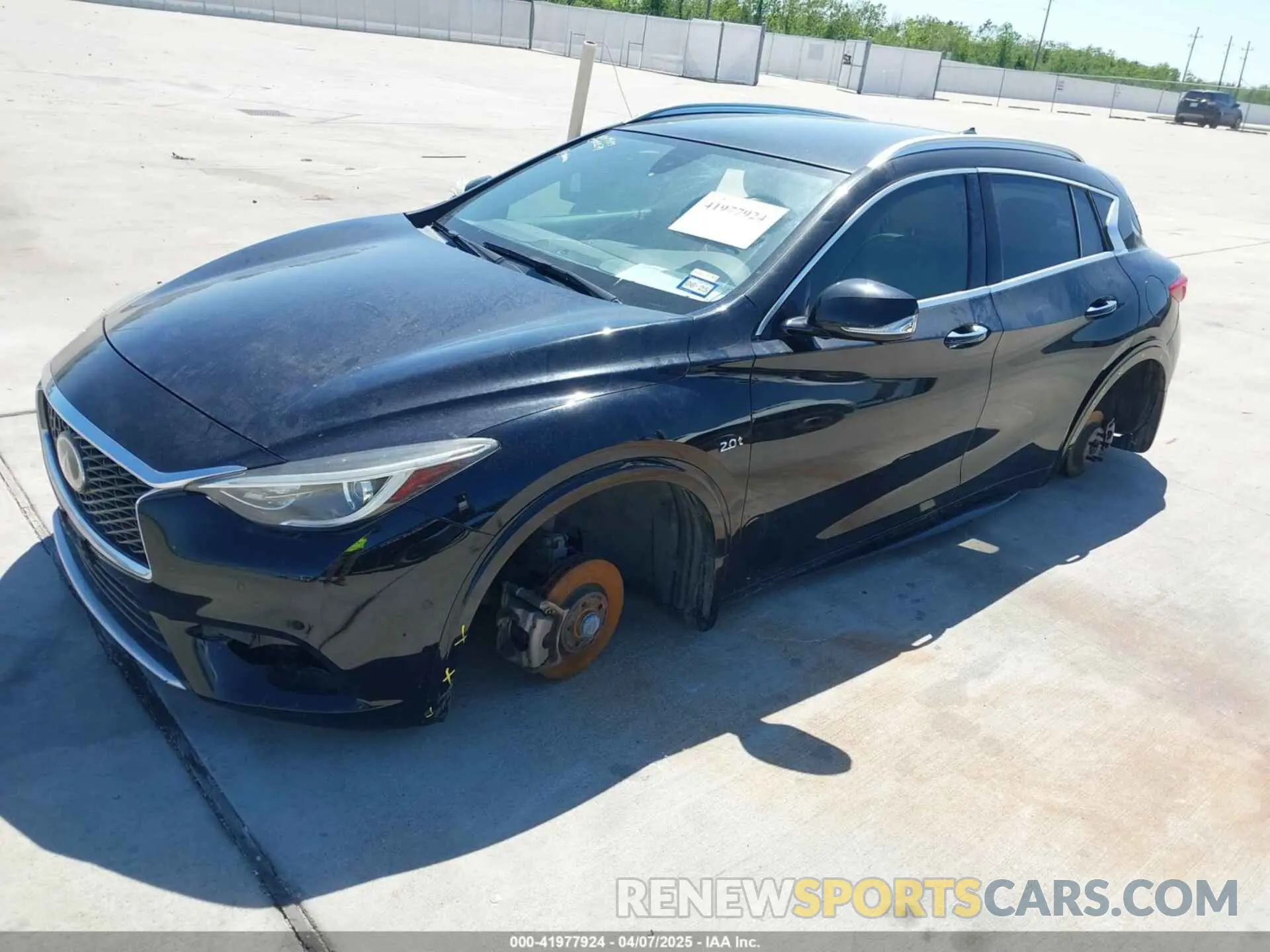 2 Photograph of a damaged car SJKCH5CP8KA007154 INFINITI QX30 2019