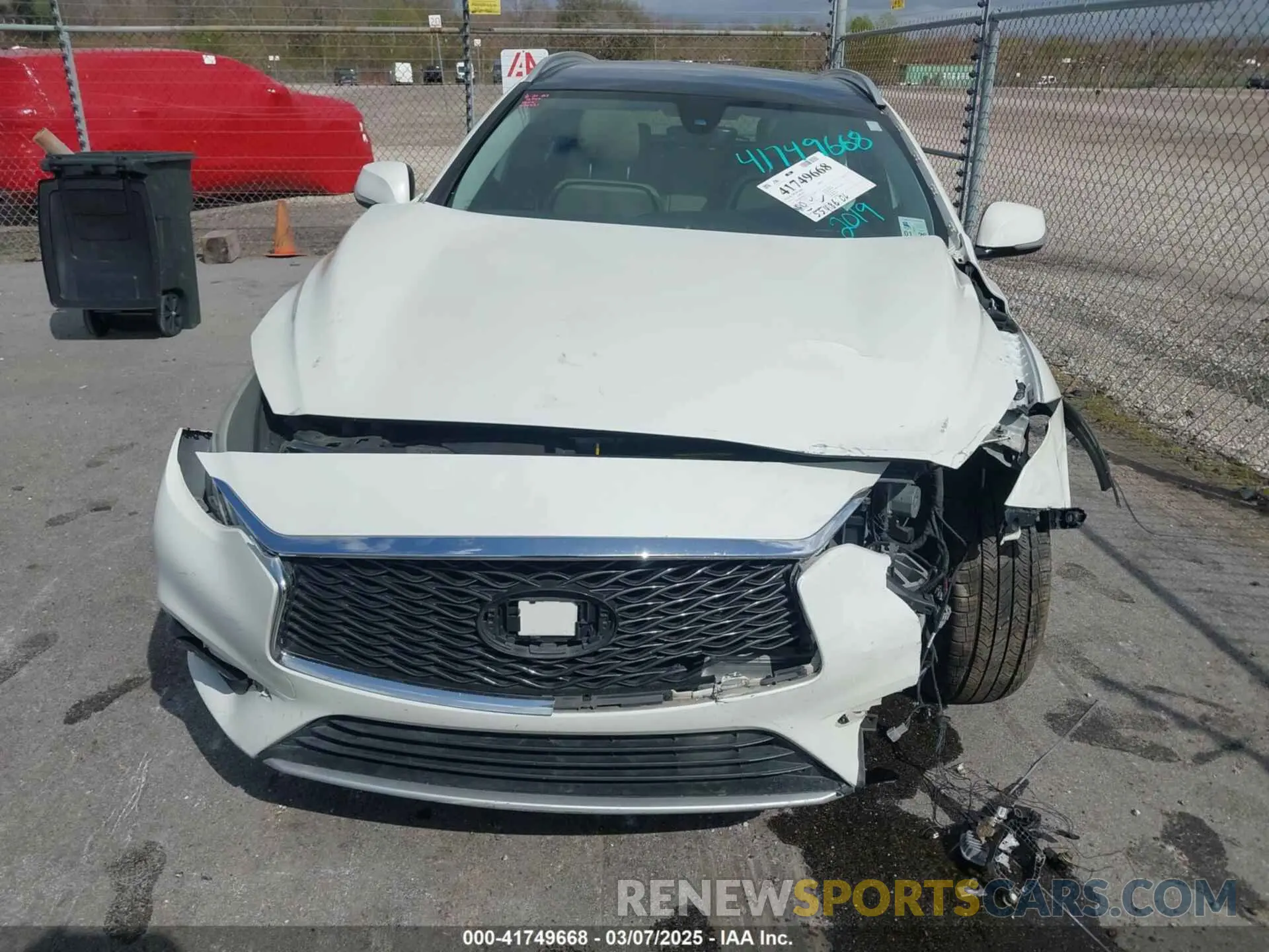 12 Photograph of a damaged car SJKCH5CP8KA010331 INFINITI QX30 2019