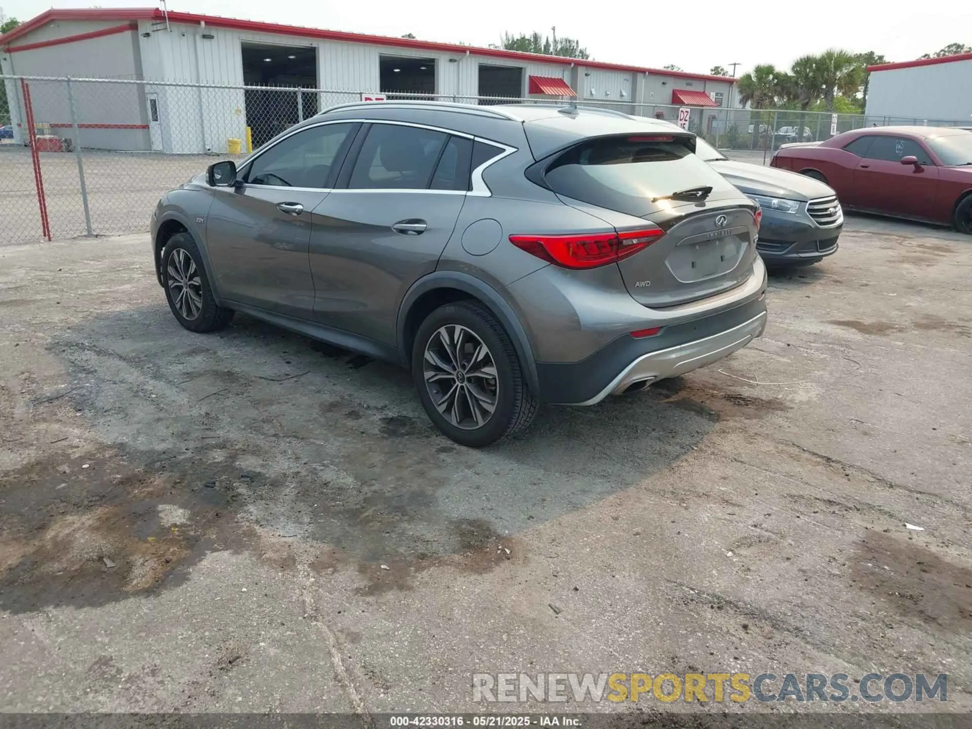 3 Photograph of a damaged car SJKCH5CR2KA009144 INFINITI QX30 2019
