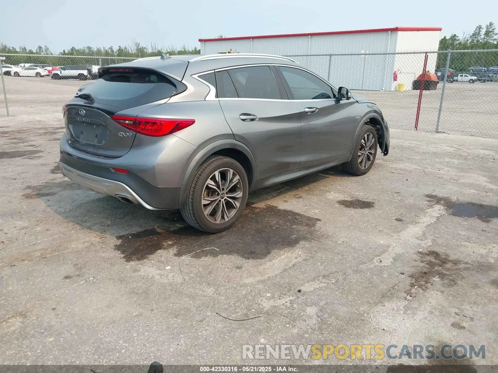 4 Photograph of a damaged car SJKCH5CR2KA009144 INFINITI QX30 2019