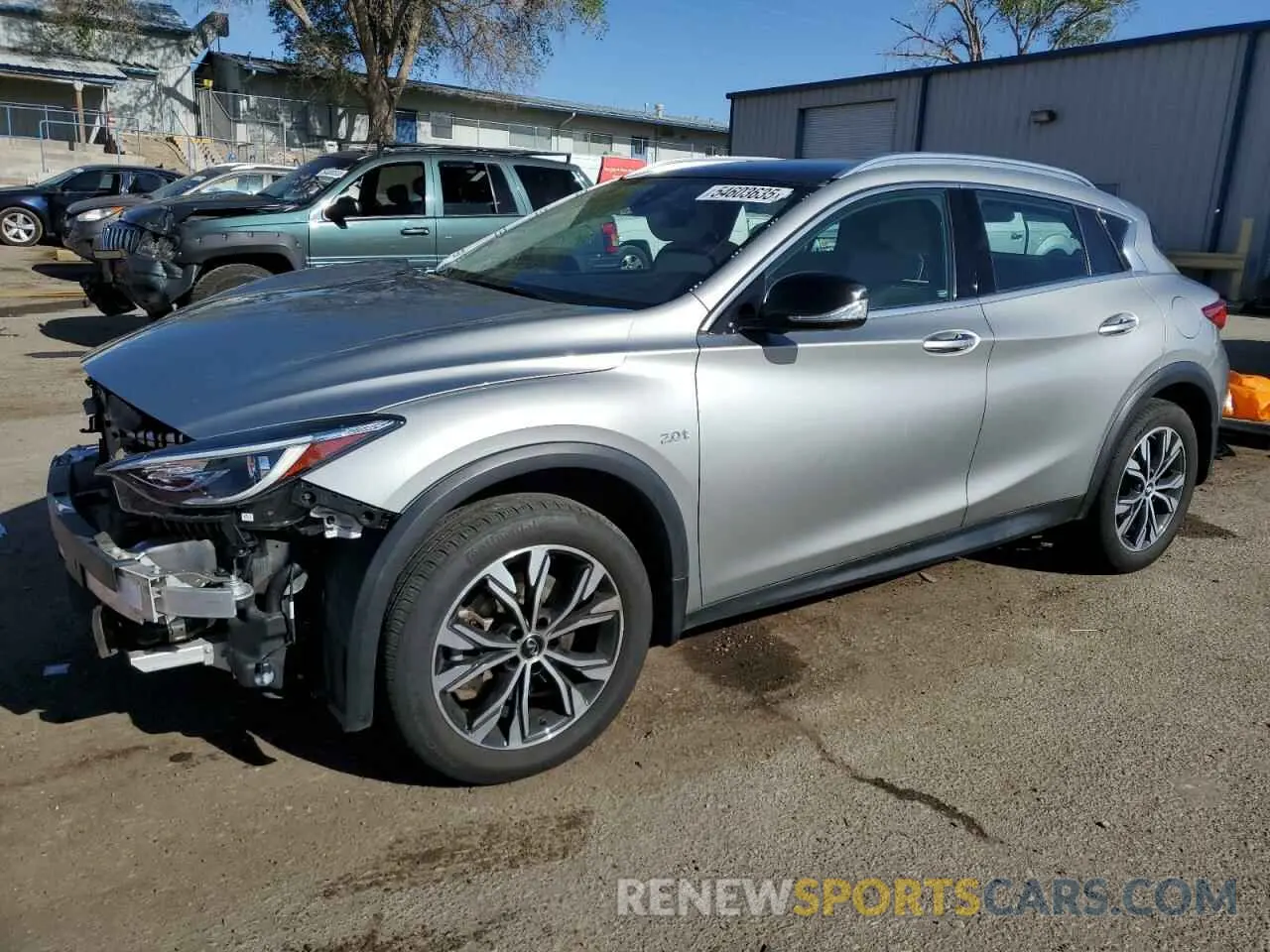 1 Photograph of a damaged car SJKCH5CR2KA011265 INFINITI QX30 2019