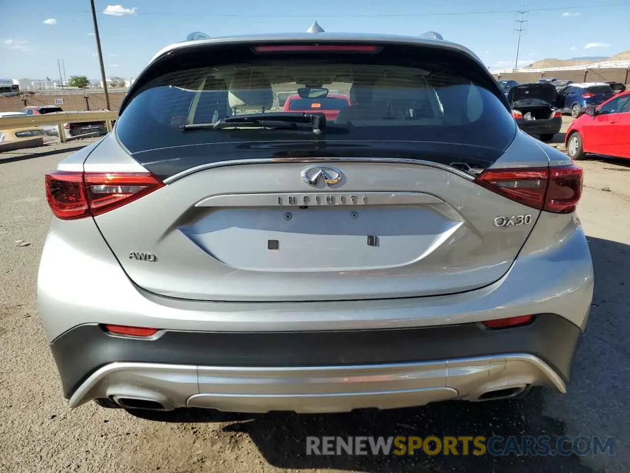 6 Photograph of a damaged car SJKCH5CR2KA011265 INFINITI QX30 2019