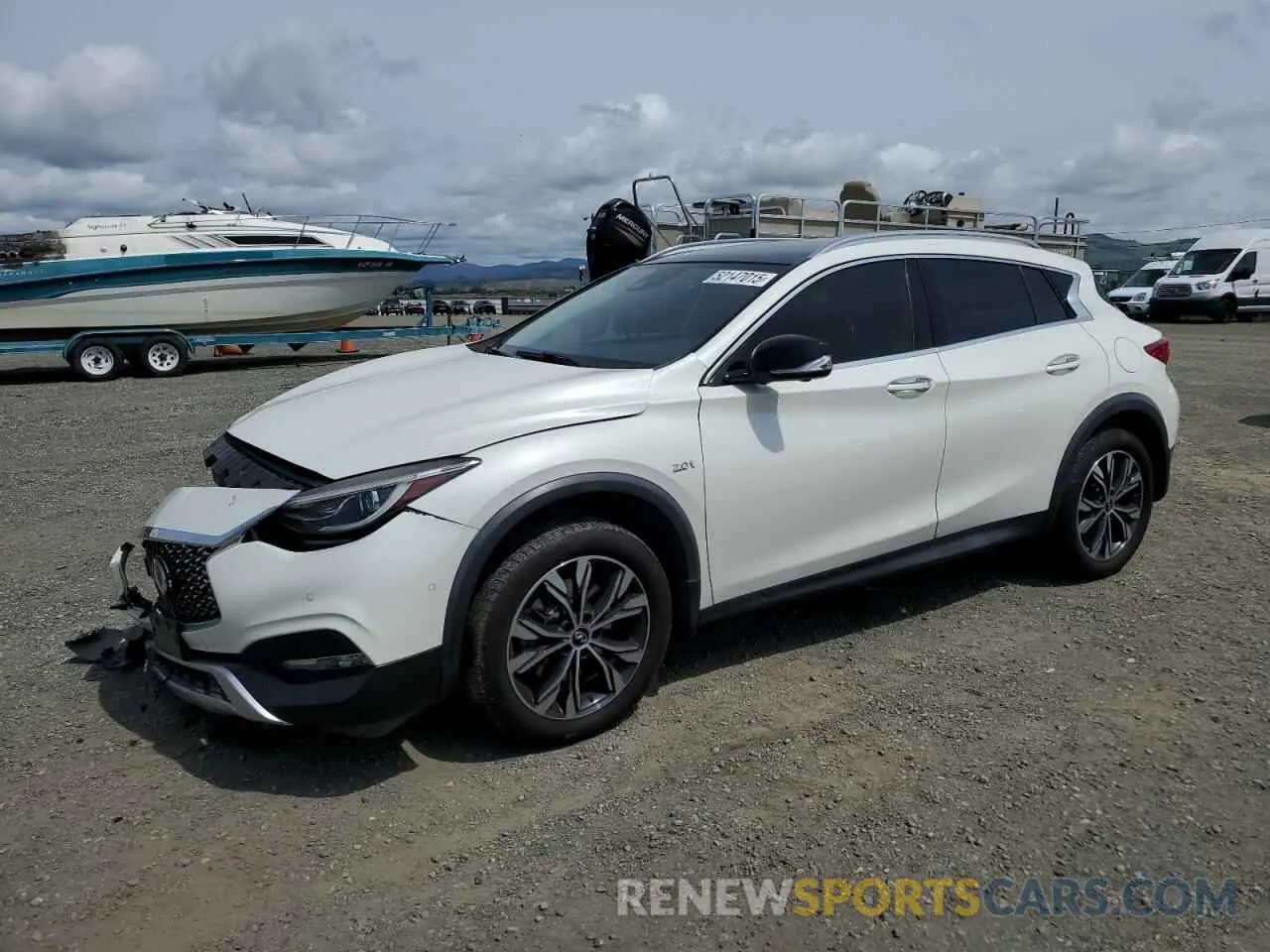 1 Photograph of a damaged car SJKCH5CR7KA011861 INFINITI QX30 2019