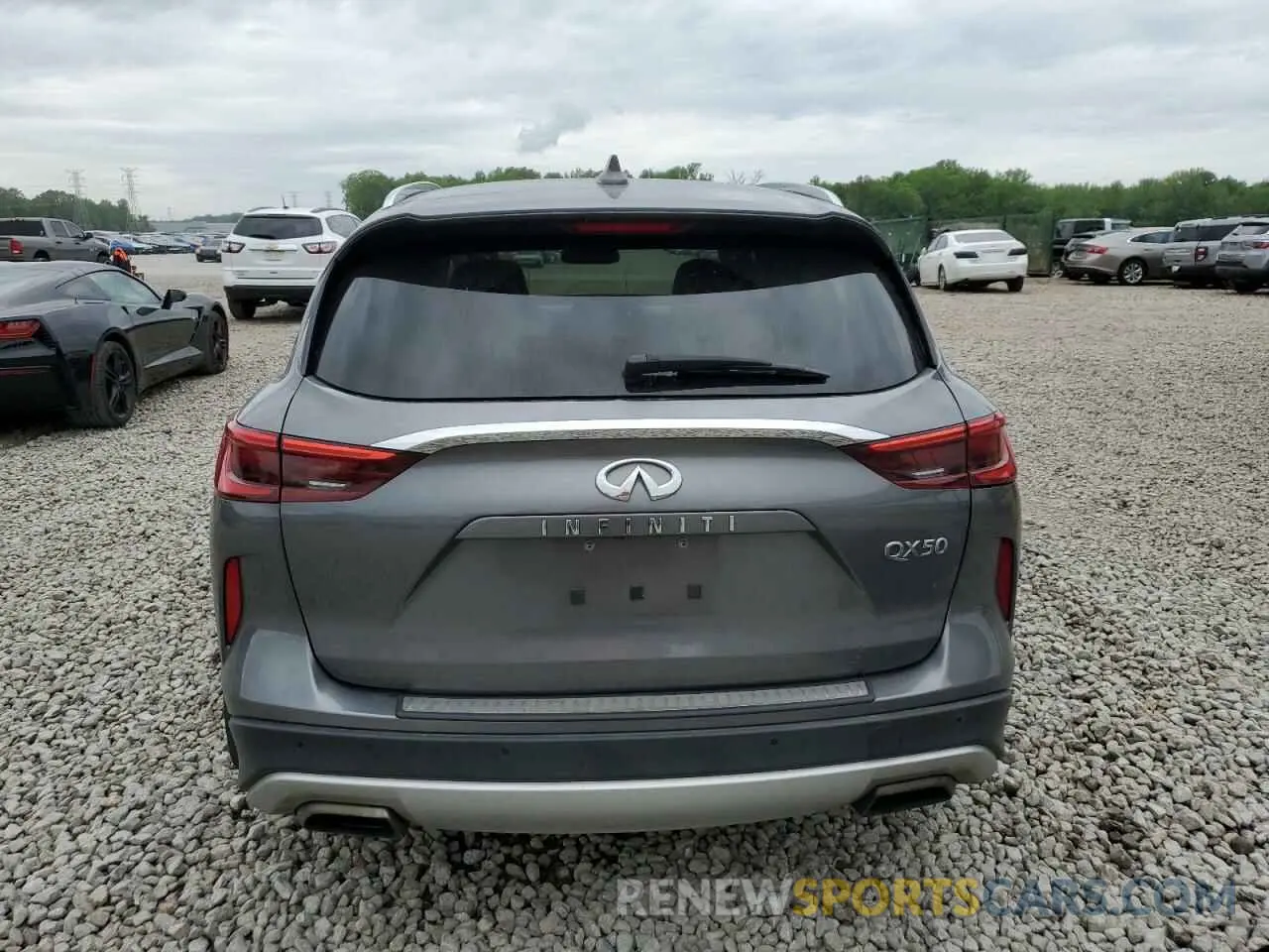 6 Фотография поврежденного автомобиля 3PCAJ5M11KF115180 INFINITI QX50 2019