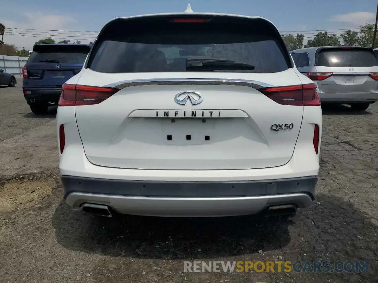 6 Photograph of a damaged car 3PCAJ5M12KF119254 INFINITI QX50 2019