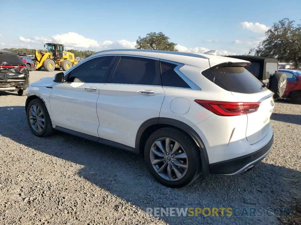 2 Photograph of a damaged car 3PCAJ5M13KF140582 INFINITI QX50 2019