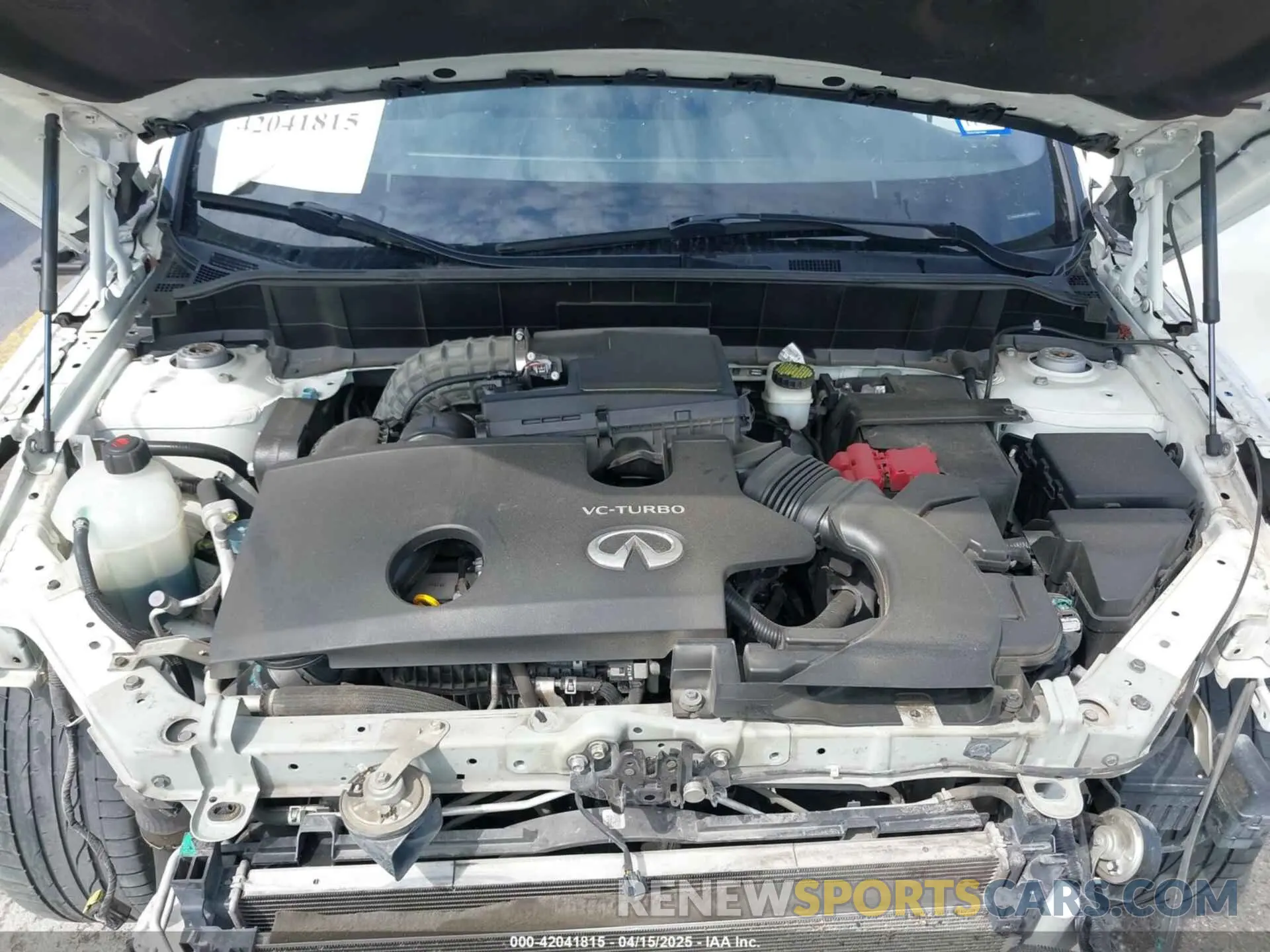 10 Photograph of a damaged car 3PCAJ5M14KF104397 INFINITI QX50 2019