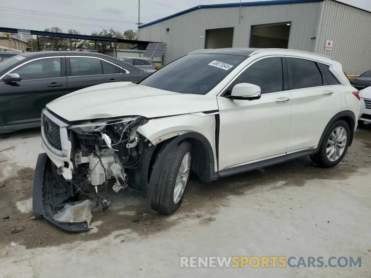 1 Photograph of a damaged car 3PCAJ5M14KF110832 INFINITI QX50 2019