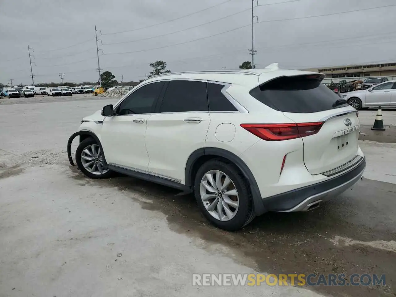 2 Photograph of a damaged car 3PCAJ5M14KF110832 INFINITI QX50 2019