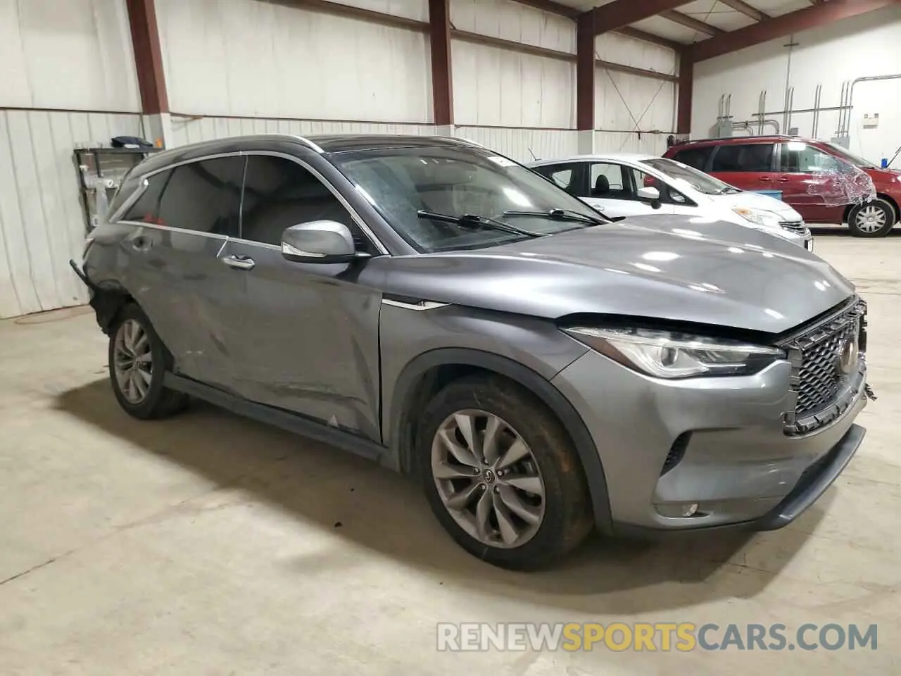4 Фотография поврежденного автомобиля 3PCAJ5M14KF137318 INFINITI QX50 2019