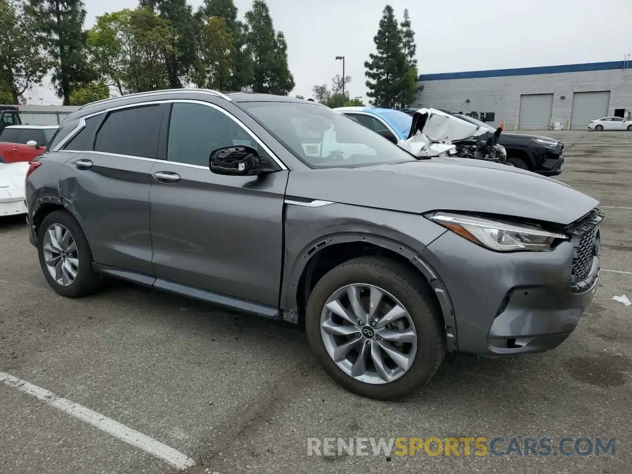 4 Фотография поврежденного автомобиля 3PCAJ5M15KF113075 INFINITI QX50 2019