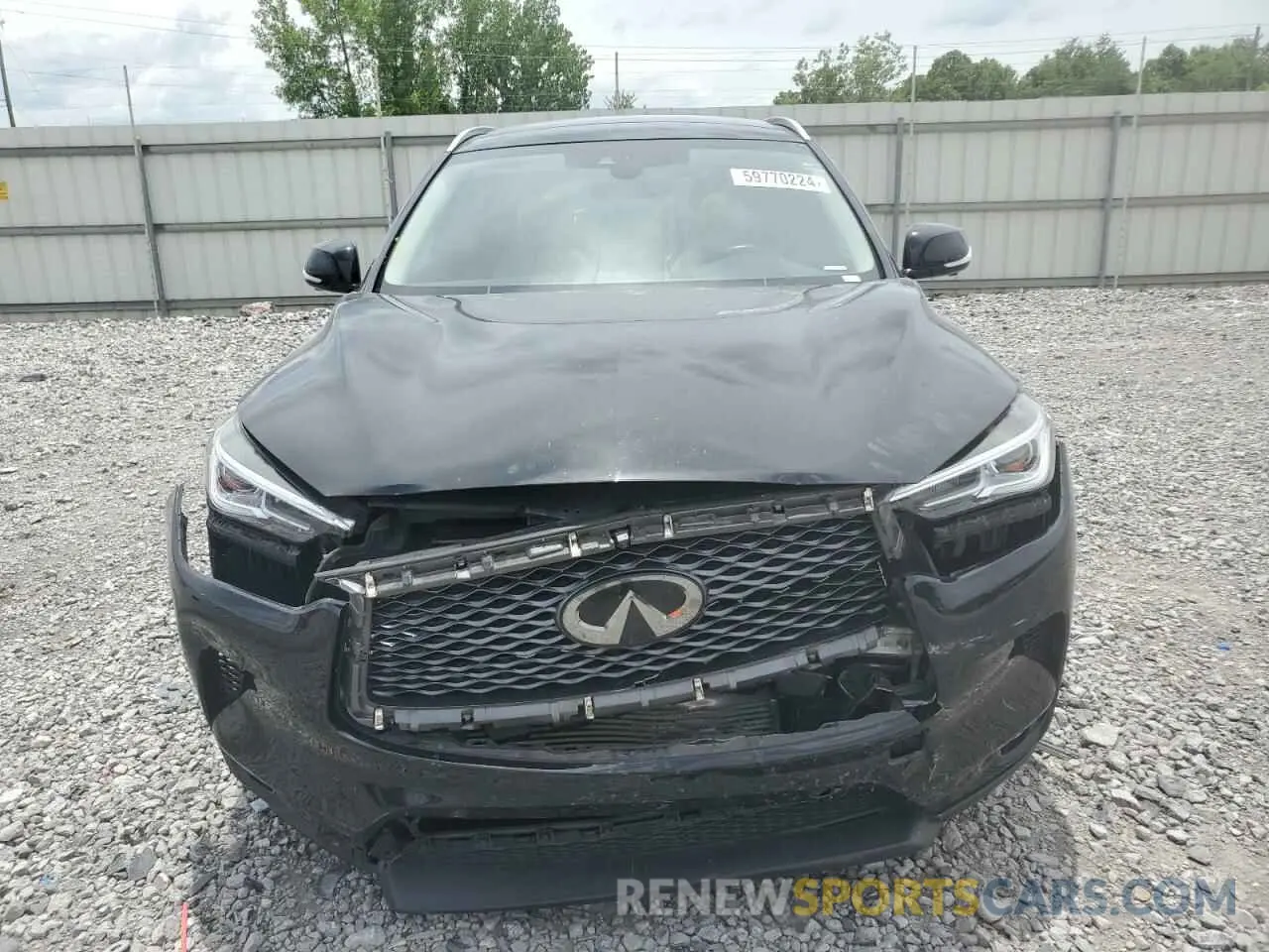 5 Photograph of a damaged car 3PCAJ5M15KF122326 INFINITI QX50 2019
