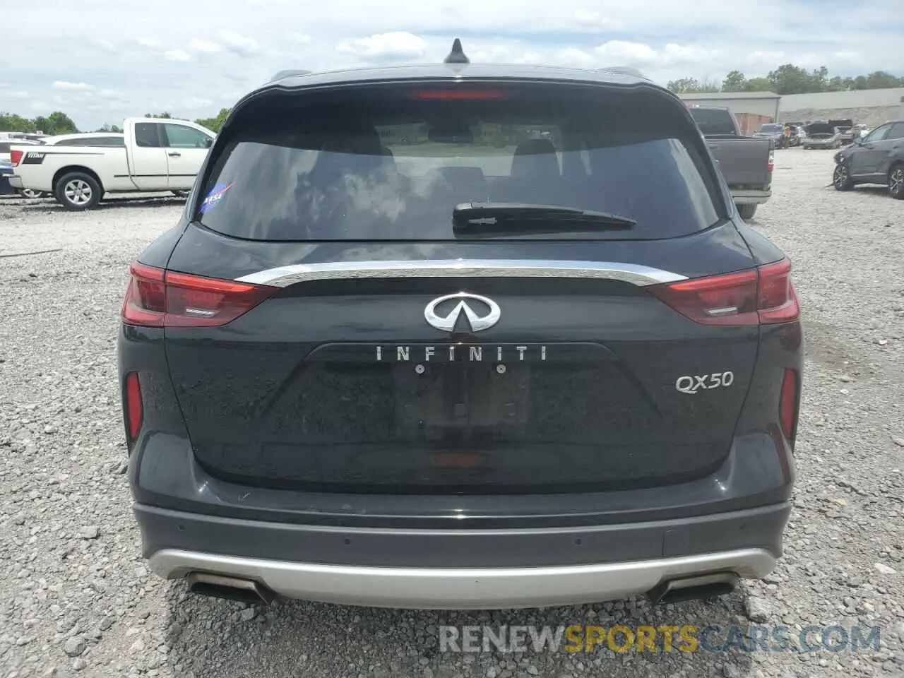 6 Photograph of a damaged car 3PCAJ5M15KF122326 INFINITI QX50 2019