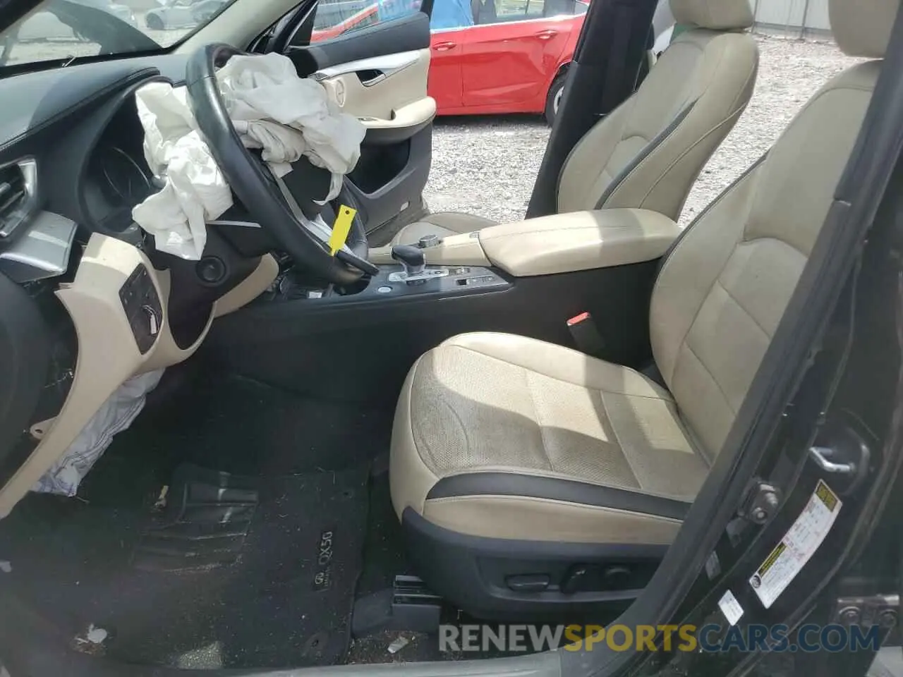 7 Photograph of a damaged car 3PCAJ5M15KF122326 INFINITI QX50 2019