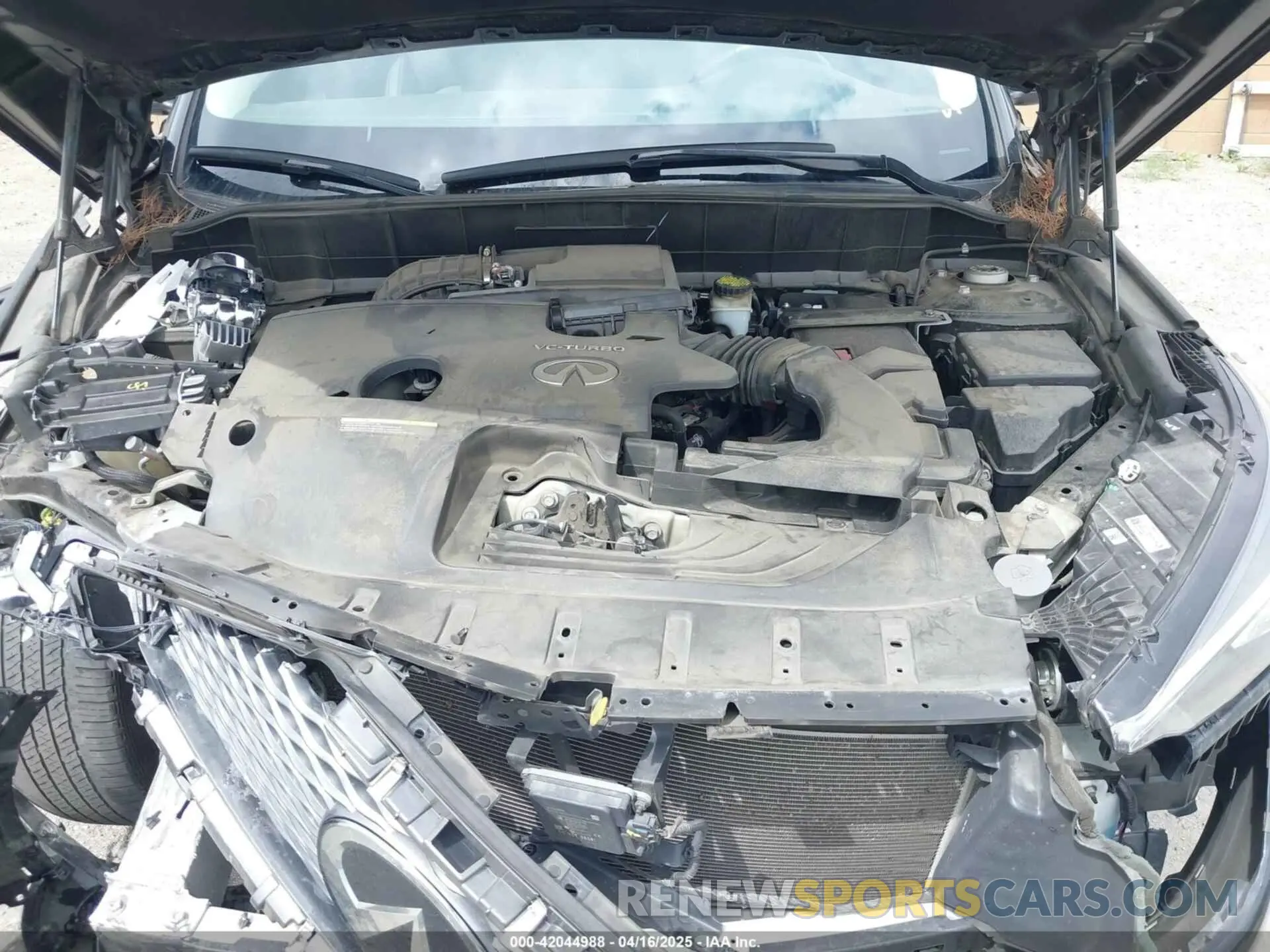 10 Photograph of a damaged car 3PCAJ5M15KF131964 INFINITI QX50 2019