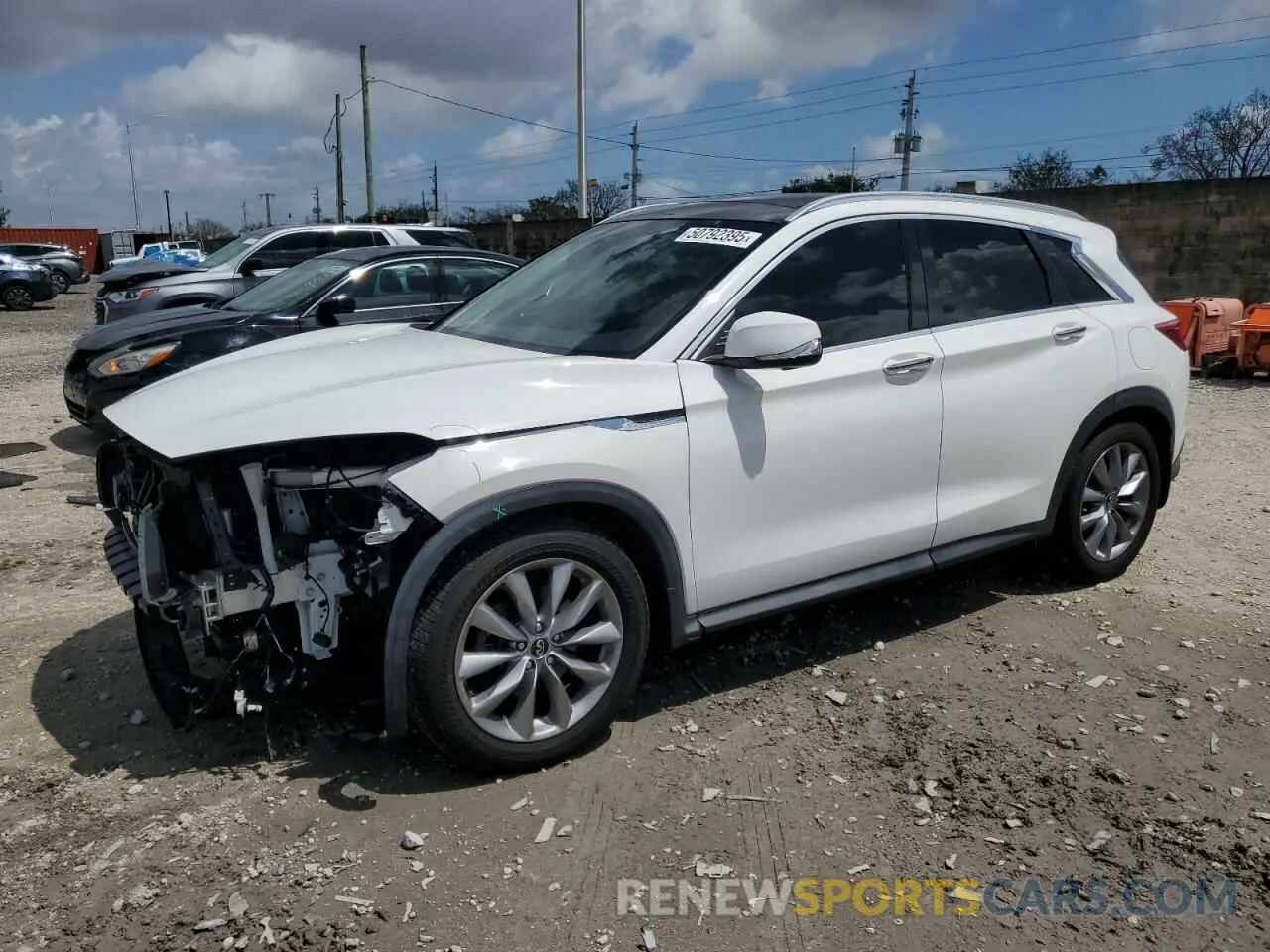 1 Фотография поврежденного автомобиля 3PCAJ5M15KF133245 INFINITI QX50 2019