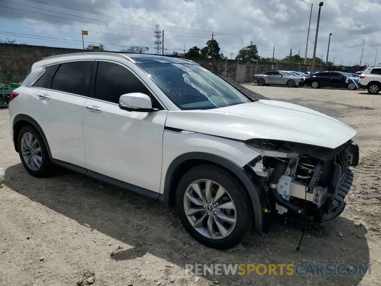 4 Фотография поврежденного автомобиля 3PCAJ5M15KF133245 INFINITI QX50 2019