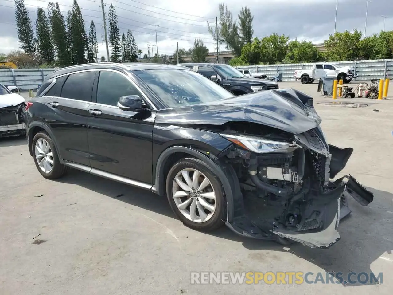 4 Фотография поврежденного автомобиля 3PCAJ5M16KF117748 INFINITI QX50 2019