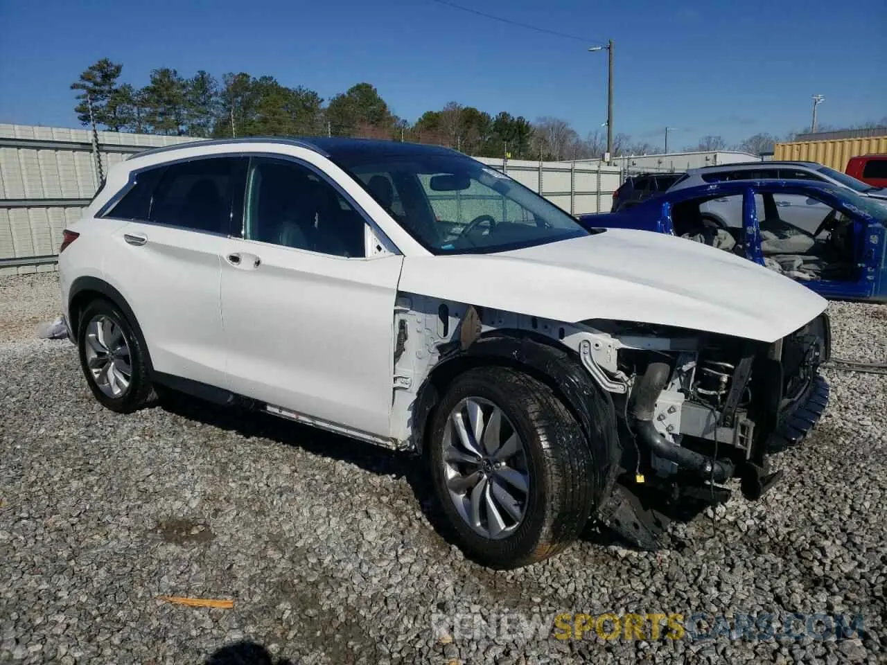 4 Фотография поврежденного автомобиля 3PCAJ5M16KF128507 INFINITI QX50 2019