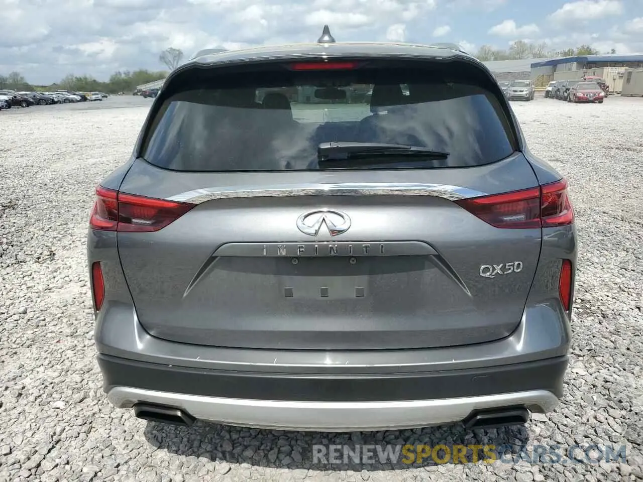 6 Photograph of a damaged car 3PCAJ5M16KF135750 INFINITI QX50 2019