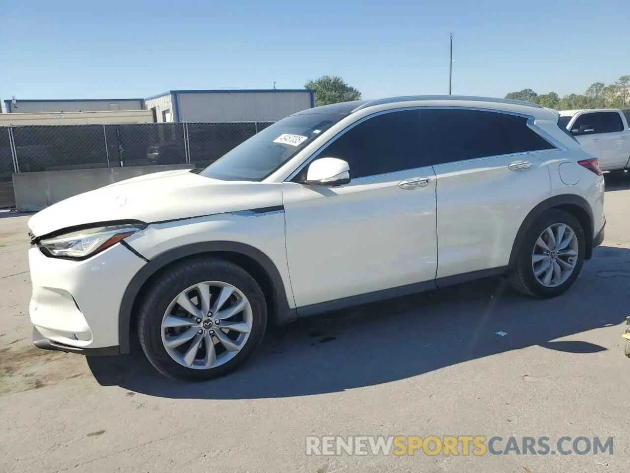 1 Photograph of a damaged car 3PCAJ5M17KF111263 INFINITI QX50 2019