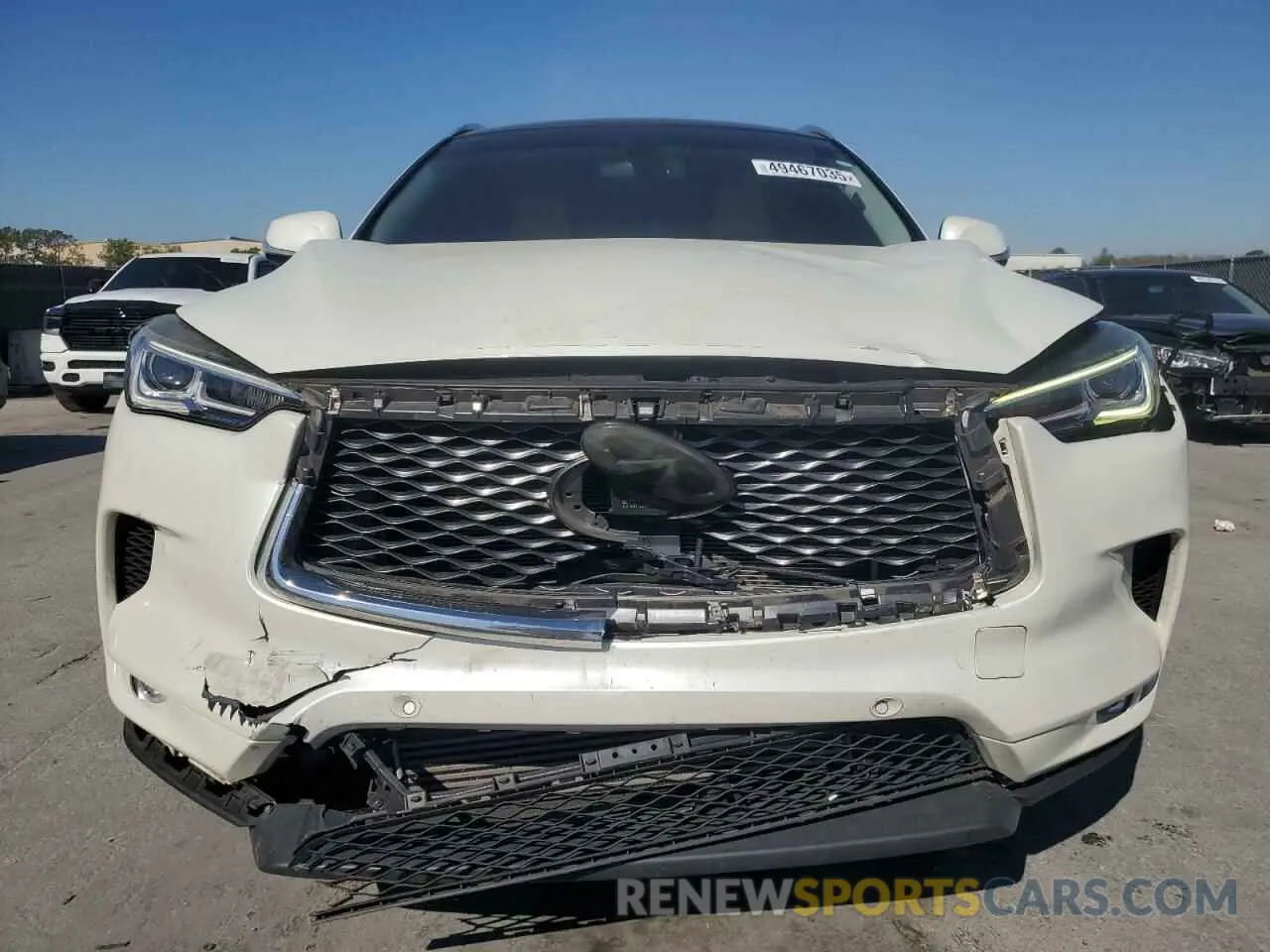5 Photograph of a damaged car 3PCAJ5M17KF111263 INFINITI QX50 2019