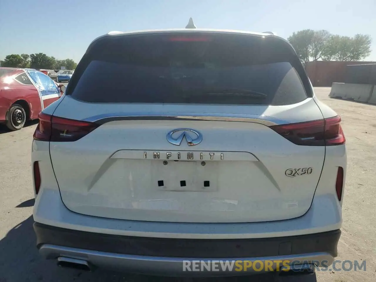 6 Photograph of a damaged car 3PCAJ5M17KF111263 INFINITI QX50 2019
