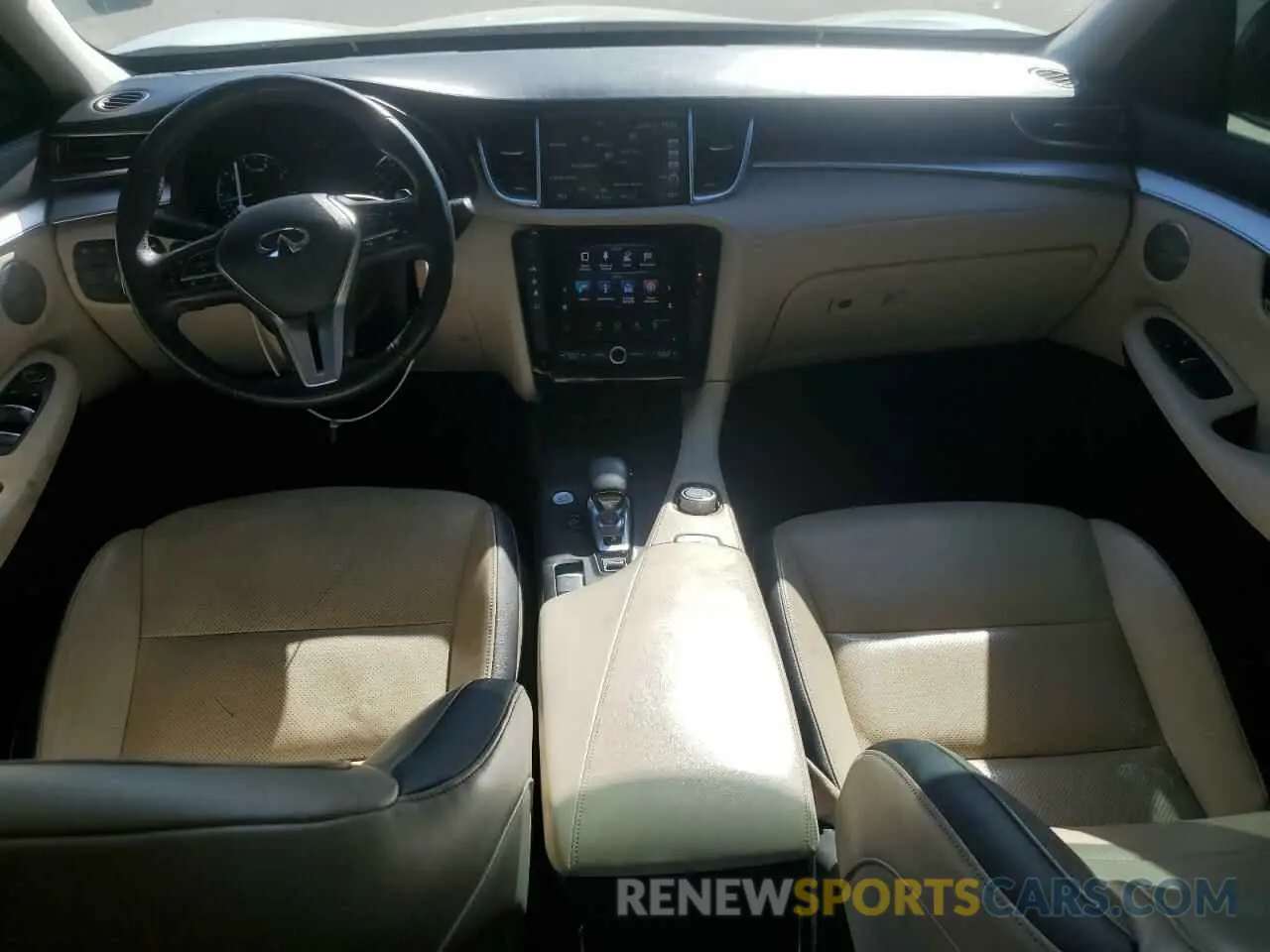8 Photograph of a damaged car 3PCAJ5M17KF111263 INFINITI QX50 2019