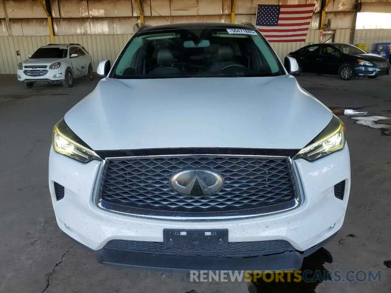 5 Photograph of a damaged car 3PCAJ5M18KF133319 INFINITI QX50 2019