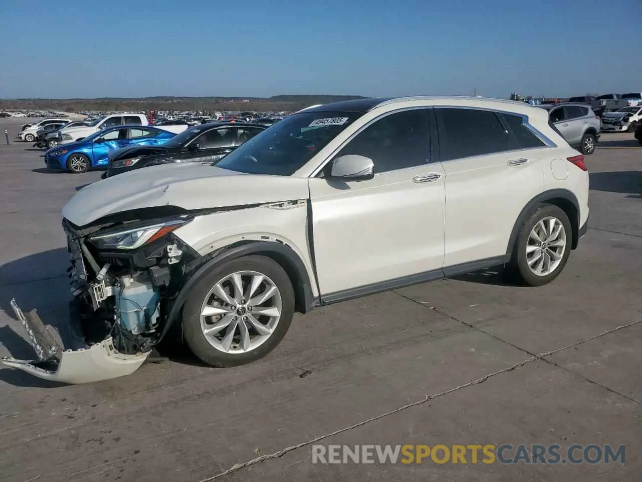 1 Фотография поврежденного автомобиля 3PCAJ5M1XKF106395 INFINITI QX50 2019