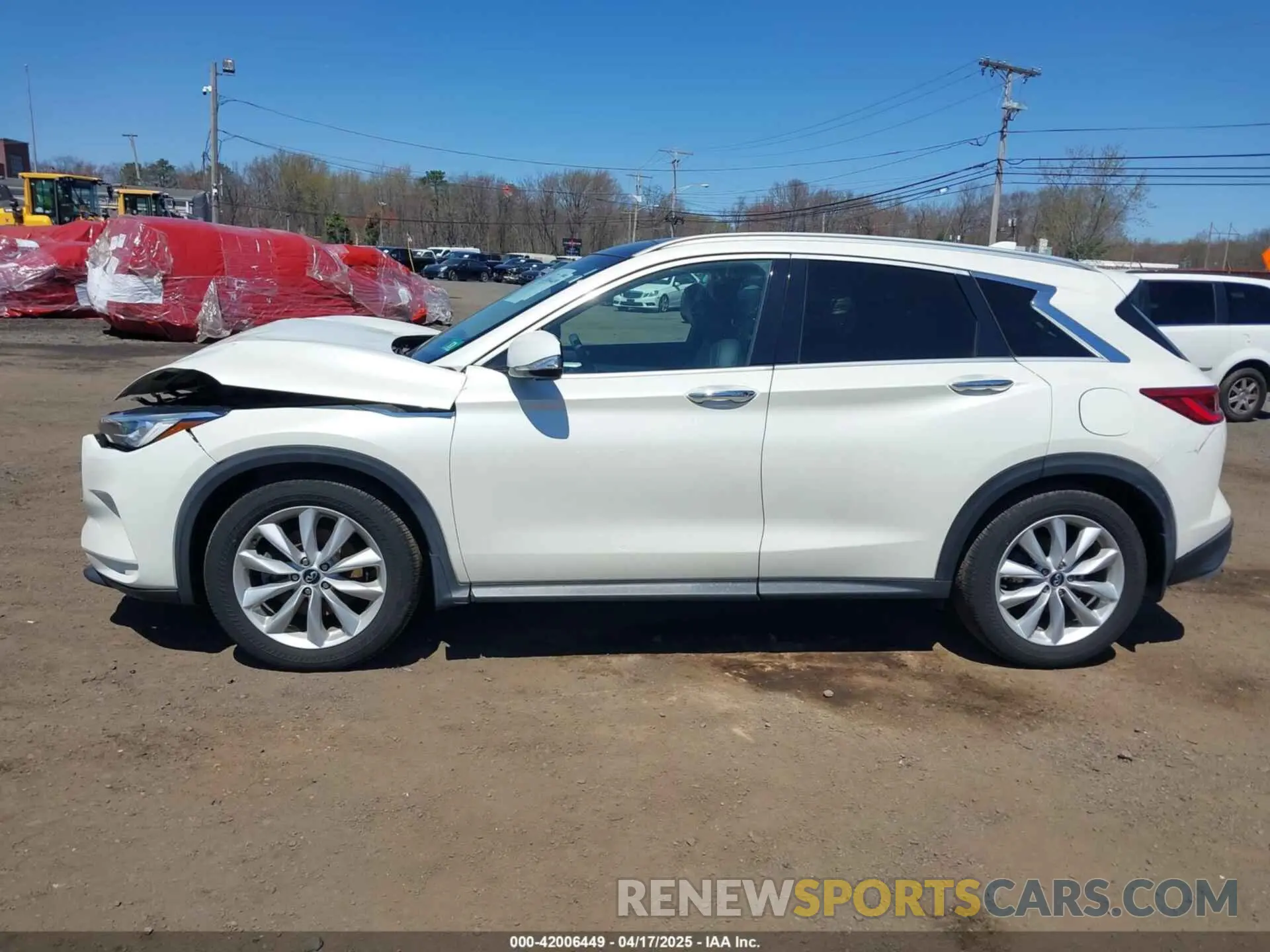 14 Photograph of a damaged car 3PCAJ5M30KF113891 INFINITI QX50 2019
