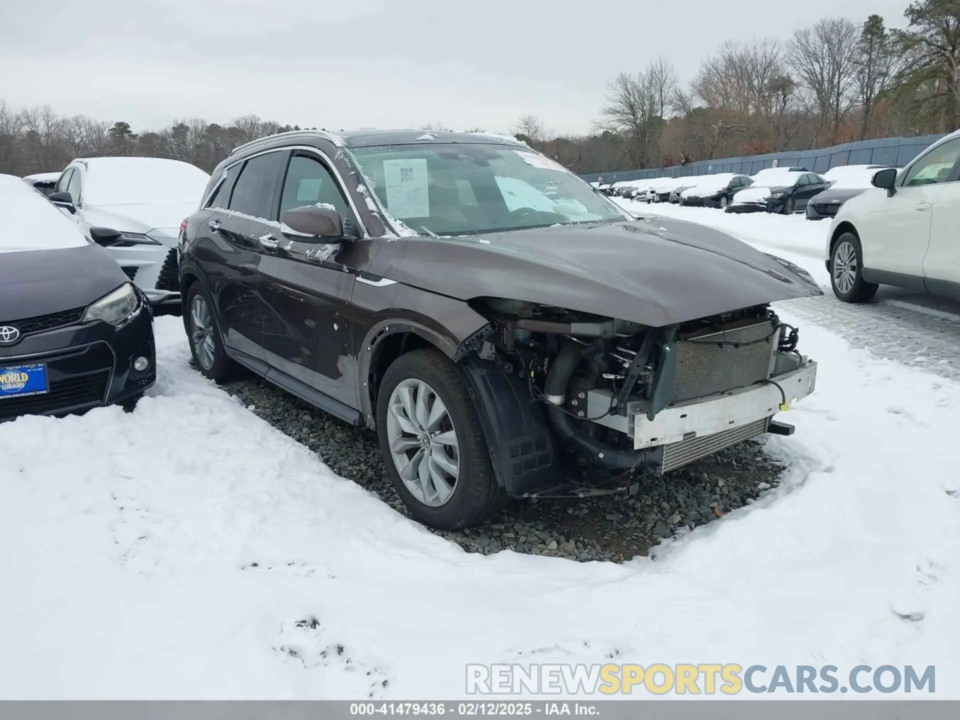 1 Фотография поврежденного автомобиля 3PCAJ5M30KF129797 INFINITI QX50 2019