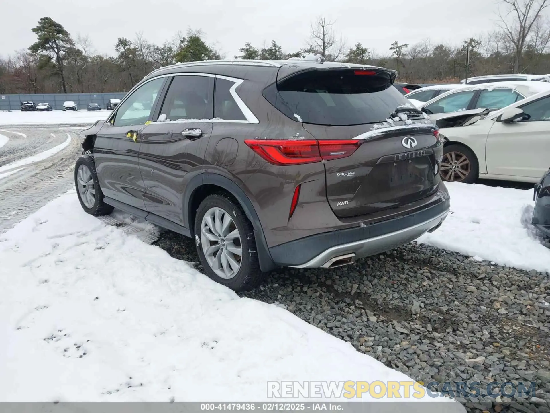 3 Фотография поврежденного автомобиля 3PCAJ5M30KF129797 INFINITI QX50 2019