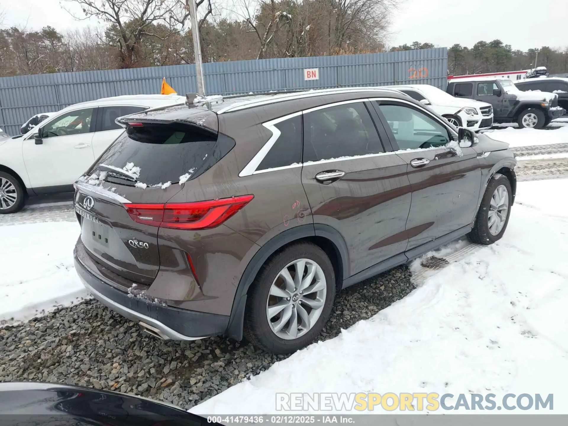 4 Фотография поврежденного автомобиля 3PCAJ5M30KF129797 INFINITI QX50 2019