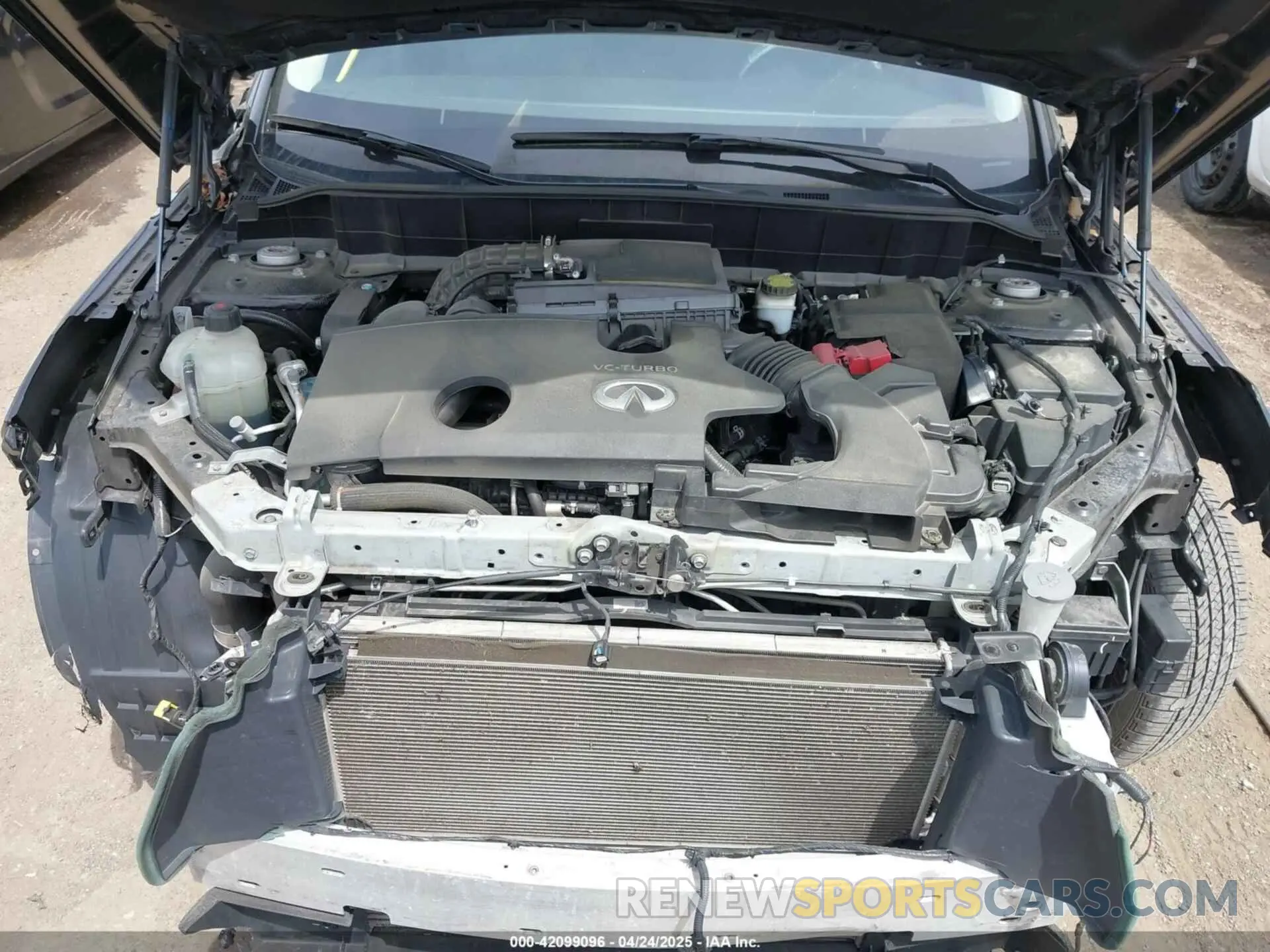 10 Photograph of a damaged car 3PCAJ5M30KF138306 INFINITI QX50 2019